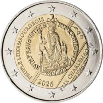 2€ CC Luxemburg 2026 40th anniversary of the award of the International Charlemagne Prize to the people of Luxembourg