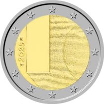 2€ Juhlaraha 2025 Diplomatia ja ulkopolitiikka proof