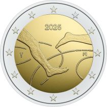 2€ Juhlaraha Suomi 2025 Yleisurheilu -Kortissa