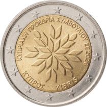 2€ Rulla Kypros 2026 EU-puheenjohtaja