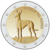 2€ Juhlaraha Malta 2026 Pharaoh's Dog