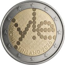 2€ Juhlaraha Suomi 2026 Yle ,rullasta