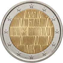 2€ Juhlaraha Kroatia 2026 Radio ja TV