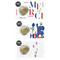 2€ Juhlaraha Ranska 2020 Lääketiede / Heros