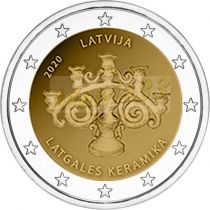 2€ Latvia 2020 Keramiikka