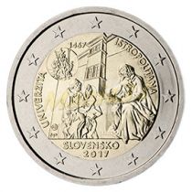 2€ Slovakia 2017 Istropolitanan Yliopisto