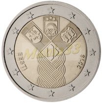 3x2€ CC 2018 Viro,Latvia, Liettua Community edition