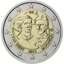 2€ Juhlaraha Belgia International Women's Day