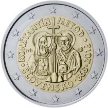 2€ Rulla Slovakia 2013 Constantine and Methodius