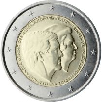 2€ Juhlaraha Hollanti 2014 Double Portrait