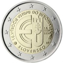 2€ Juhlaraha Slovakia 2014 EU jäsen 10V