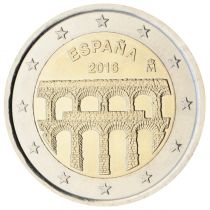 2€ Juhlaraha Espanja 2016 Aqueduct of Segovia