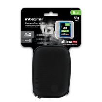 Integral UltimaPro SDHC Class 10 8GB +camera case