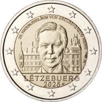 2€ Juhlaraha Luxemburg 2025 25V Henrin valtaistuimelle noususta