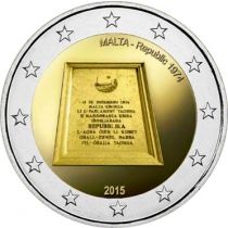 2€ Malta 2015 Tasavalta 1974 BU
