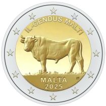 2€ Juhlaraha Malta 2025 Härkä