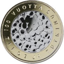 5 Euro Proof Suomalainen Tiede ja Tutkimus 100v