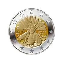 2€ Juhlaraha Malta 2024 The Maltese Honey Bee