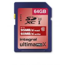 Integral UltimaPro X SDXC 64GB 95/60MB C10 UHS-1