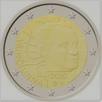 2€  Juhlaraha Suomi 2020 Väinö Linna