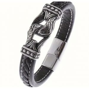 Viikinki PU-nahkarannekoru Totem (607)