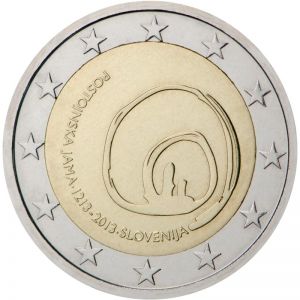 2€ Juhlaraha Slovenia 2013 Postojna