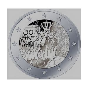 2€ Juhlaraha Saksa 2019 (A,D,F,G,J)  Muurin murtuminen 30v