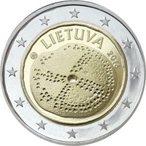 2€ Juhlaraha Liettua 2016 Baltic Culture