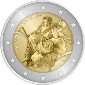 2€ CC San Marino 2026 450th Anniversary of the Death of Tiziano