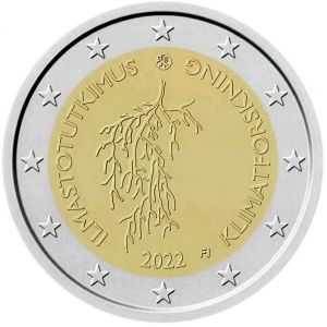 2€  Juhlaraha Suomi 2022 Ilmastotutkimus