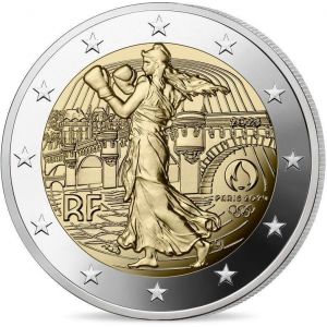 2€ CC France 2023 Olympic Games Paris 2024 Boxing