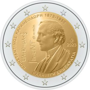 2€ Rulla Kreikka 2023 Constantin Carathéodory