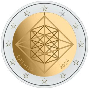 2€ Latvia 2024 Olkityöt