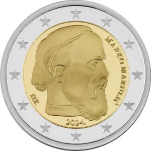 2€ Juhlaraha Kroatia 2024 Marko Marulić