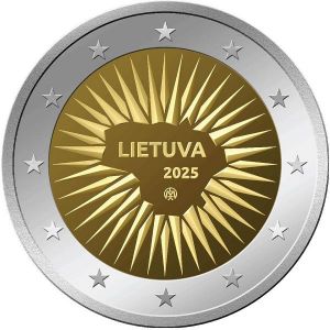 2€ Juhlaraha Liettua 2025 Puolustus