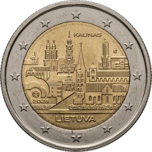 2€ CC Lithuania 2026 Kaunas town
