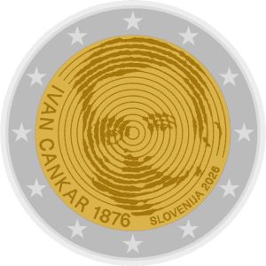 2€ Slovenia 2026 Ivan Cankar