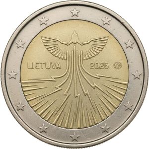 2€ Juhlaraha Liettua 2026 energiariippumattomuus