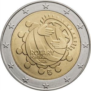 2€ Rulla Portugal 2026 Rotary