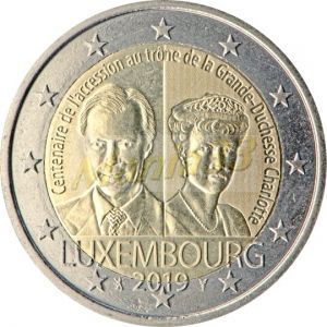 2€ Juhlaraha Luxemburg 2019 Charlotte