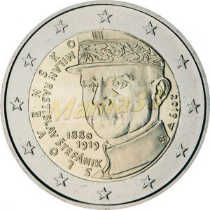 2€ Rulla Slovakia 2019 Milan Stefanik