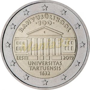 2€ Juhlaraha Viro 2019 Tarton Yliopisto