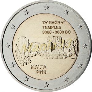 2€ Malta 2019 Ta' Hagrat Temples