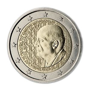 2€ Juhlaraha Kreikka 2016 Dimitri Mitropoulos