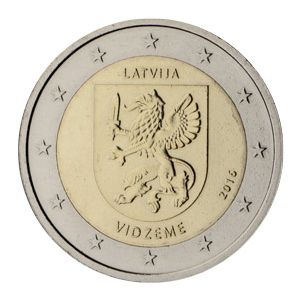 2€ Rulla Latvia Vidzeme
