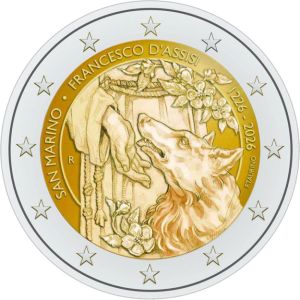 2€ CC San Marino 2026  Francis of Assisi PROOF
