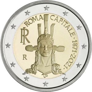 2€ Italia 2021 Rooma 150v
