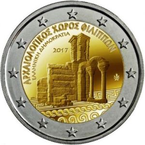 2€ Kreikka 2017 archaeologist