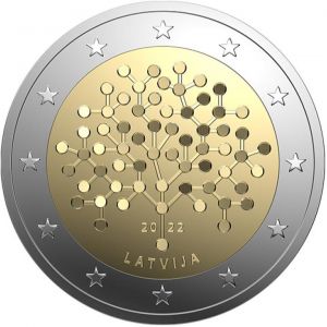 2€ Rulla Latvia 2022 Latvian keskuspankki