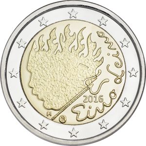 2€ Rulla Suomi 2016 Eino Leino